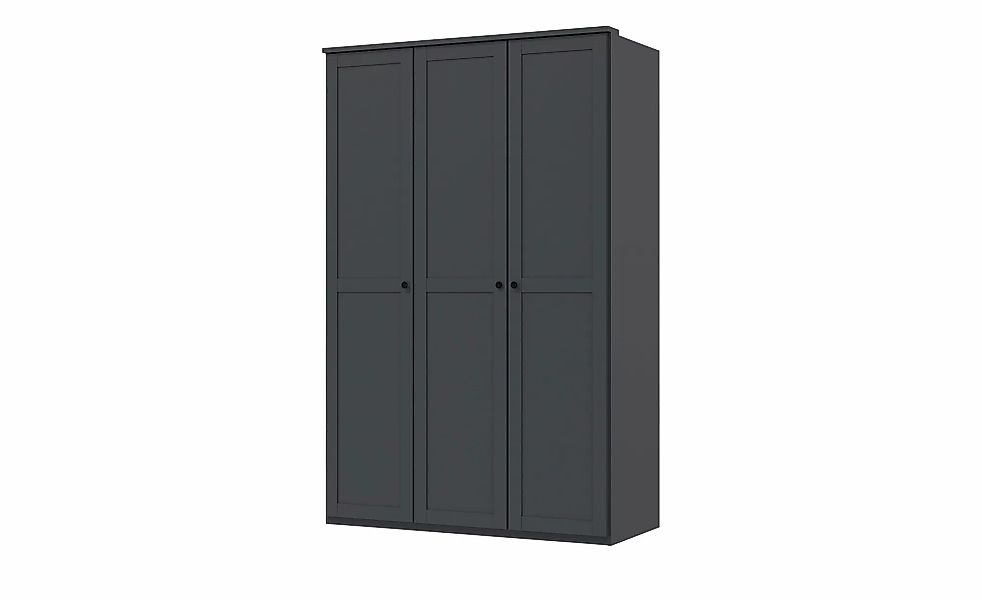 Drehtürenschrank  Chalet ¦ schwarz ¦ Maße (cm): B: 135 H: 210 T: 58.0 Schrä günstig online kaufen