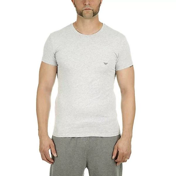 Emporio Armani 111035 Cc729 Kurzärmeliges T-shirt S Heather Grey günstig online kaufen