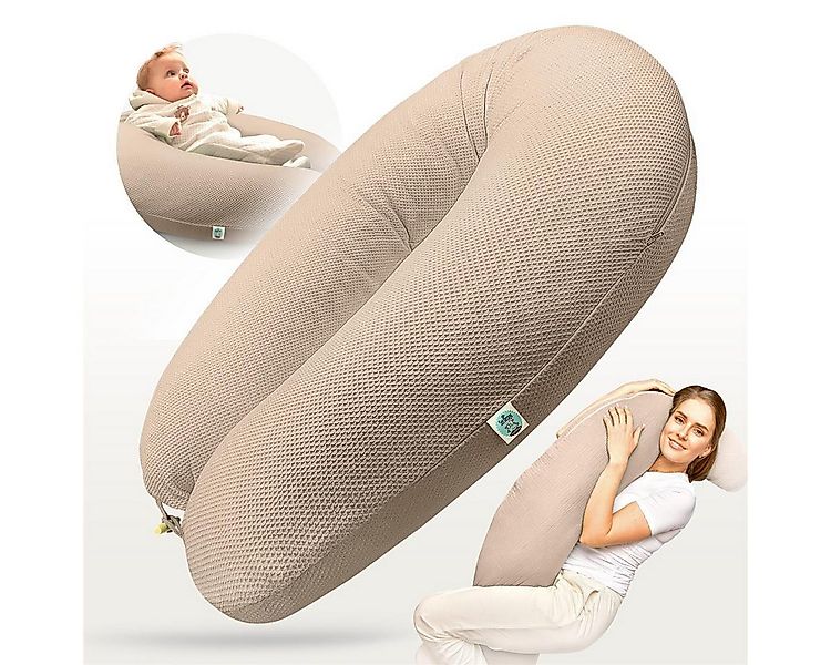 SEI Design Stillkissen Stillkissen XXL Mikroperlen Seitenschläferkissen 190 günstig online kaufen