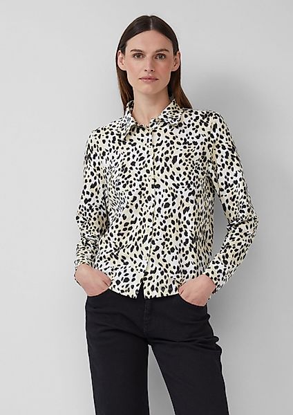 s.Oliver Langarmshirt T-Shirt Elastische Jerseybluse (1-tlg) günstig online kaufen