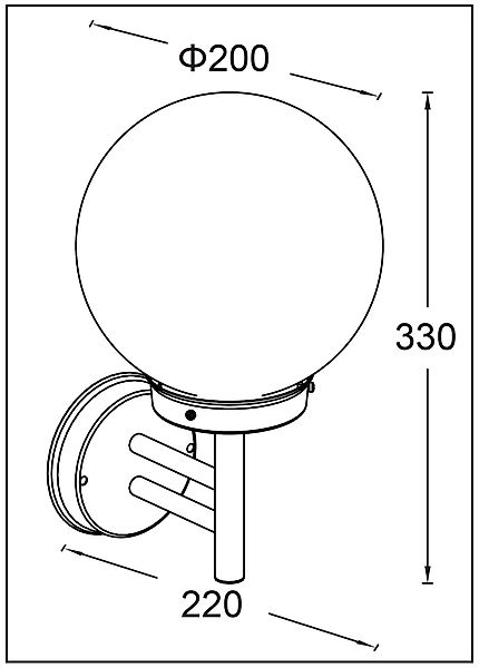 TRANGO LED Außen-Wandleuchte, 8004L IP44 Außenlampe günstig online kaufen
