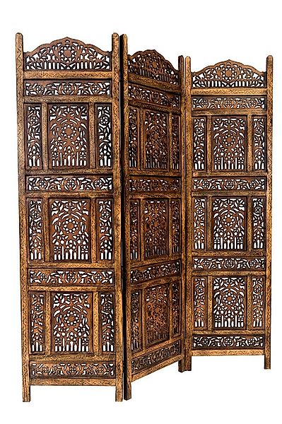 Marrakesch Orient & Mediterran Interior Paravent Holz Paravent aus Indien a günstig online kaufen
