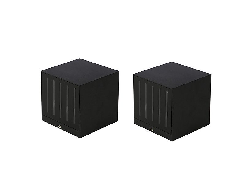 ZMH LED Wandleuchte 2 Stück LED Wandleuchte außen Wandlampe Innen, LED fest günstig online kaufen