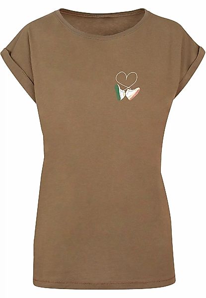 MisterTee Kurzarmshirt "MisterTee Damen Ladies Kicks Love EMB Tee", (1 tlg. günstig online kaufen