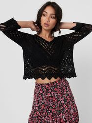 JDY Strickpullover JDYNEW SUN 3/4 CROPPED günstig online kaufen