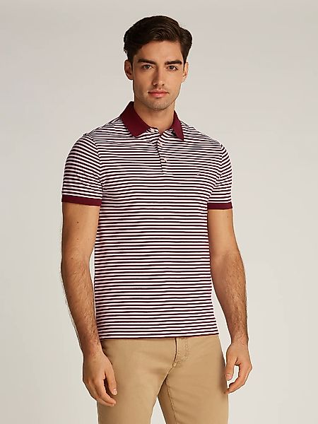 Tommy Hilfiger Poloshirt "1985 SLIM POLO", aus leicht strukturiertem Piqué- günstig online kaufen