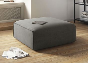 RAUM.ID Polsterhocker "Merid Sitzhocker, Maße B/T/H: 97/97/43 cm" als Modul günstig online kaufen
