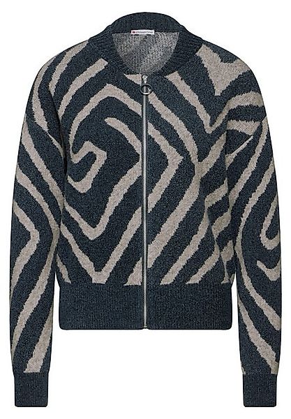 STREET ONE Strickjacke Jaquard-Cardigan günstig online kaufen