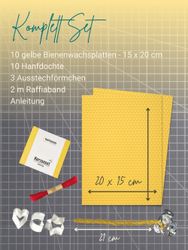 Wachsmann Bienenprodukte Bienenwachskerze selber machen (Kerzenset, günstig online kaufen