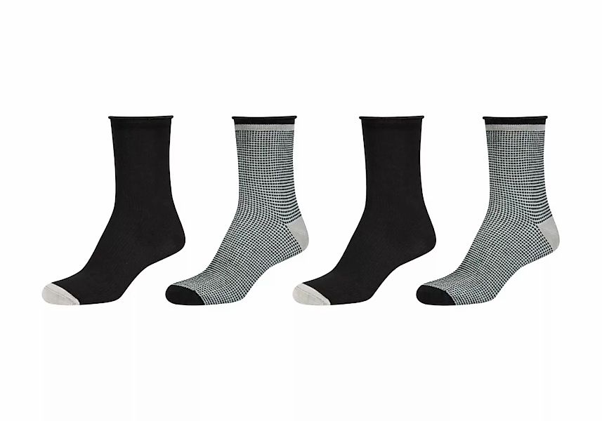 Camano Langsocken "mit verstärkter Ferse", (4er Pack), mit hautfreundlichem günstig online kaufen