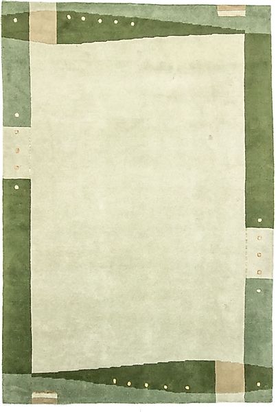 morgenland Wollteppich »Nepal Teppich Neroa«, rechteckig, 18 mm Höhe, handg günstig online kaufen