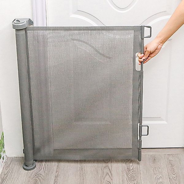 JEOBEST Treppenschutzgitter Türschutzgitter Ausziehbar 0-150CM Treppenschut günstig online kaufen