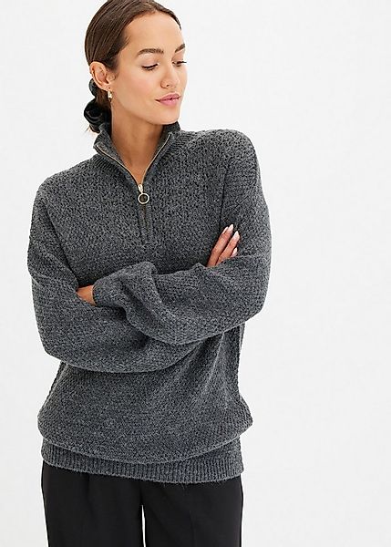 bonprix Troyer Troyer Pullover mit Ajourmuster günstig online kaufen