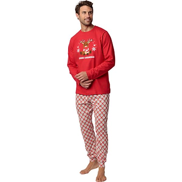 Admas  Kleider & Outfits Pyjama Hose Top Langarm Reindeer günstig online kaufen