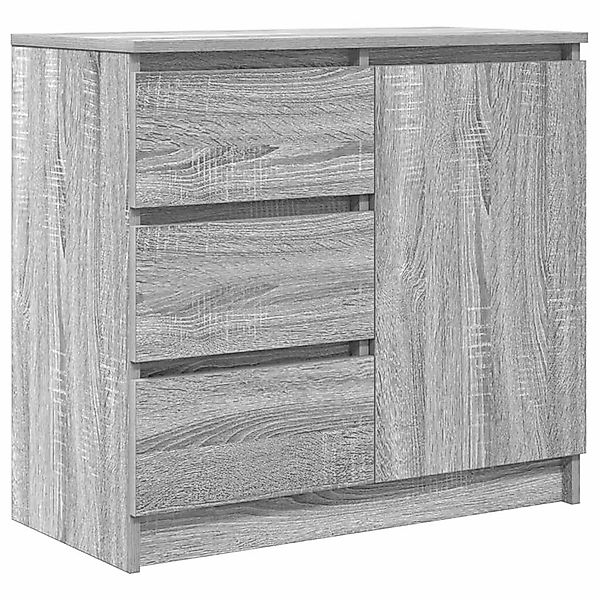 vidaXL Sideboard mit Schublade Grau Sonoma 71x35x65 cm Holzwerkstoff 861576 günstig online kaufen