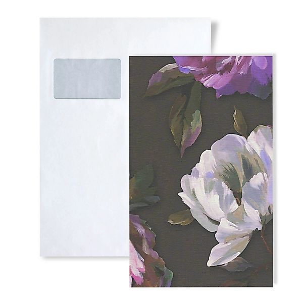 PROFHOME 1 MUSTERSTÜCK S-396091-GU DIN A4 MUSTER der Floralen Tapete günstig online kaufen
