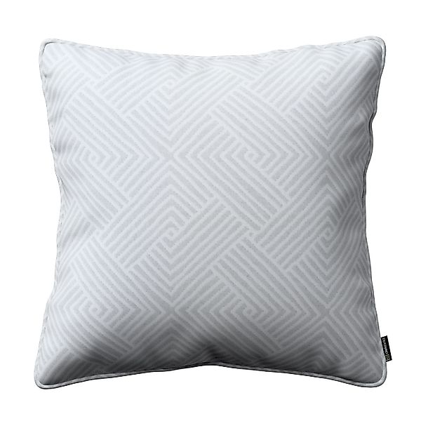 Kissenhülle Gabi mit Paspel, grau-weiß, 45 x 45 cm, Sunny (143-43) günstig online kaufen
