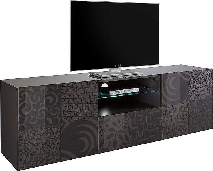 INOSIGN Lowboard "Miro", Breite 181 cm mit dekorativem Siebdruck günstig online kaufen