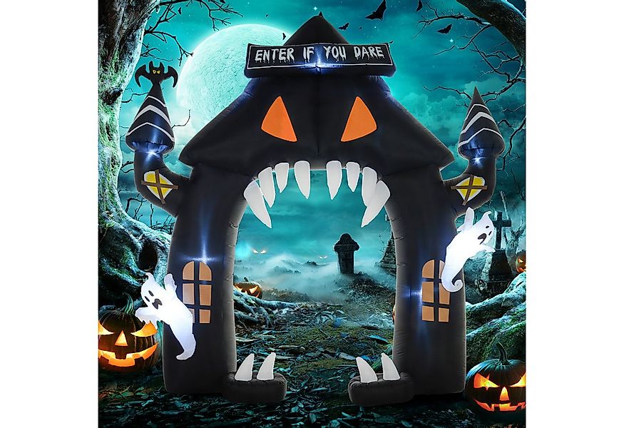 Outsunny Dekofigur 300 cm hoch, mit LED-Beleuchtung (Halloween Dekoration, günstig online kaufen
