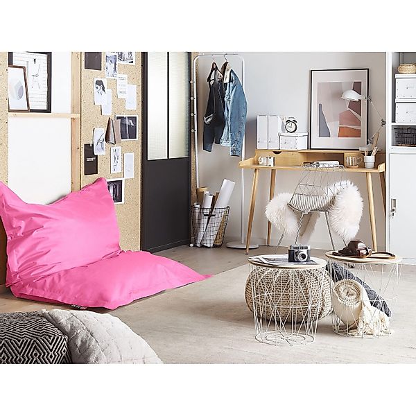 Beliani Sitzsack FUZZY Fuchsia 140x180x20 günstig online kaufen