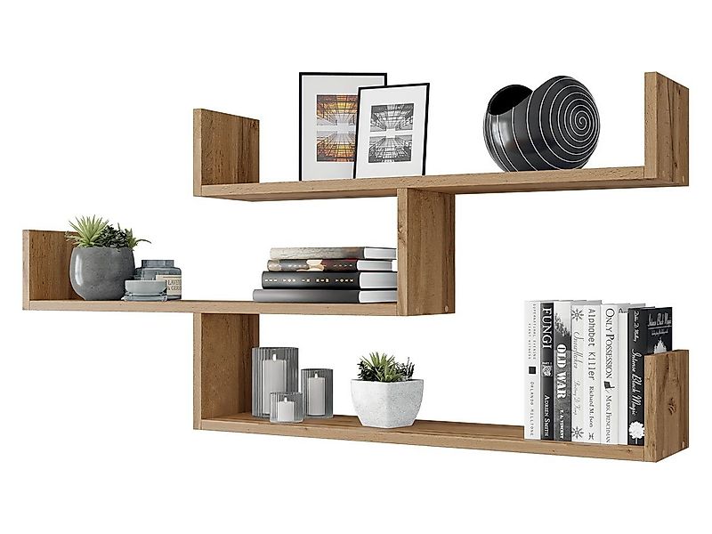 MIRJAN24 Wandregal Trio 003, 119x18x55 cm, mit Haken zum Aufhängen günstig online kaufen