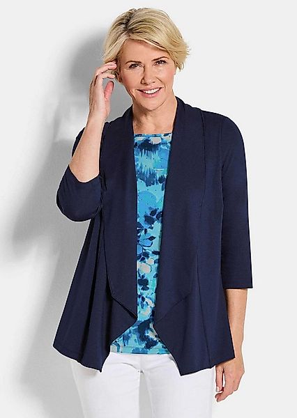 GOLDNER Longshirt Kurzgröße: Viskoseshirt in Twinset-Optik 2-in-1-Shirt mit günstig online kaufen