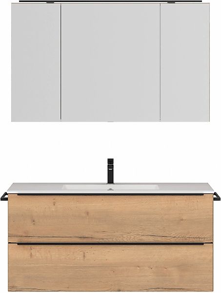 nobilia Badmöbel-Set "Levere" vormontiert, mit Soft-Close, 2 Stk. tlg. günstig online kaufen