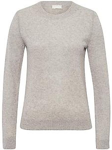 Rundhals-Pullover include beige günstig online kaufen