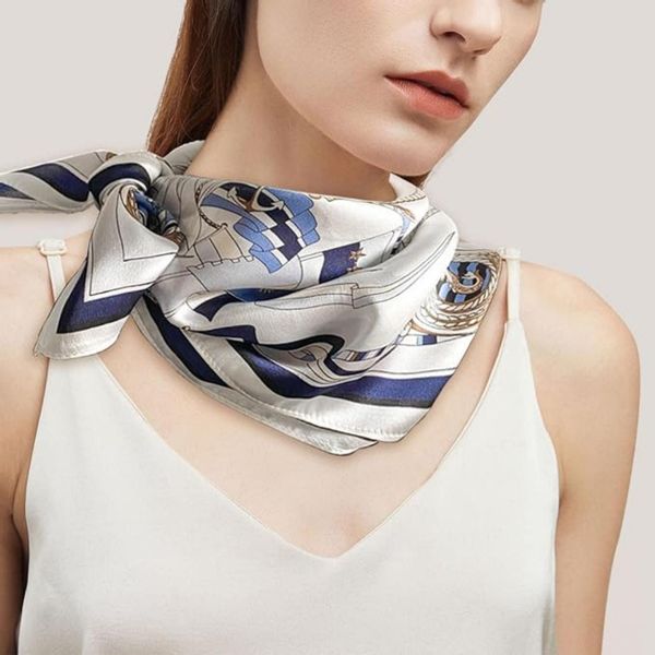 Coonoor Seidentuch Seidentuch Stirnband Quadratischer Haar-Bandanas-Schal günstig online kaufen