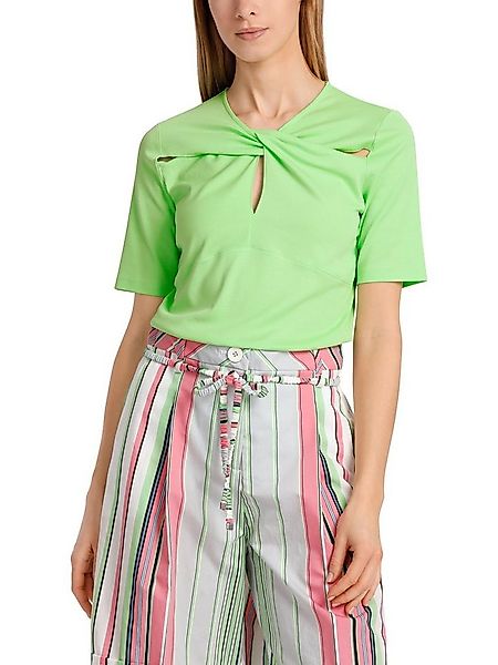 Marc Cain T-Shirt "Collection Beach House" Premium Damenmode Mit Knoteneffe günstig online kaufen