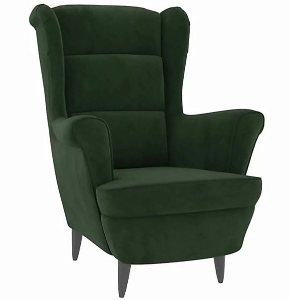 DOTMALL Big-Sofa Sessel dunkelgrüner Samt, stilvolles Design günstig online kaufen