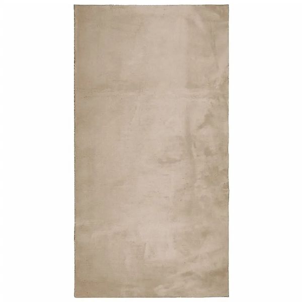 vidaXL Teppich HUARTE Kurzflor Weich und Waschbar Sandfarben 60x110 cm 3750 günstig online kaufen