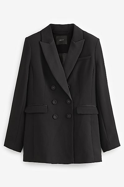 Next Jackenblazer Zweireihige Smokingjacke aus Crêpe günstig online kaufen