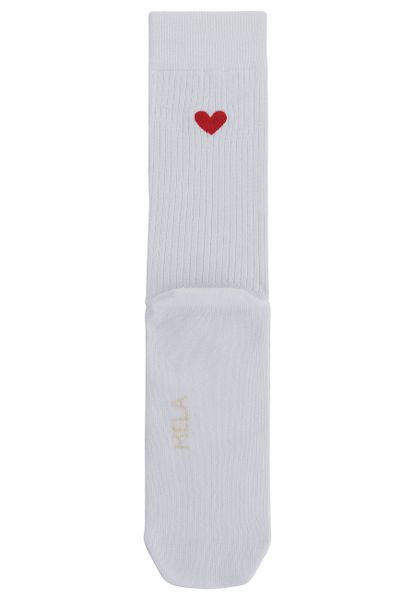 MELA Socken Unisex Gerippte Socken Stickerei günstig online kaufen