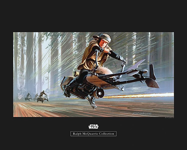 Komar Wandbild Star Wars Speeder 50 x 40 cm günstig online kaufen