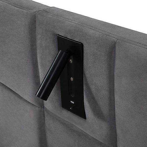 HAUSS SPOLE Polsterbett 140x200cm Hydraulisch Bett mit Kopfteil, 2 Schublad günstig online kaufen