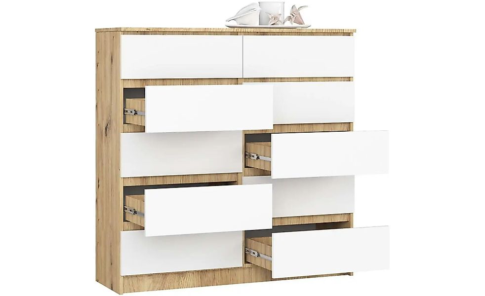 Kommode mit 10 Schubladen Kersten ¦ mehrfarbig ¦ Maße (cm): B: 120 H: 121 K günstig online kaufen
