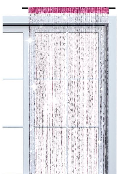 wometo Fadenvorhang Lurex (1 St), Stangendurchzug, halbtransparent, 100% Po günstig online kaufen