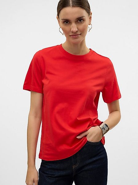 Vero Moda Kurzarmshirt VMPAULINA SS T-SHIRT GA JRS NOOS Baumwolle, regular günstig online kaufen