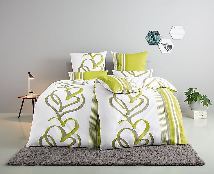 OTTO home Bettwäsche Area in Gr. 135x200 oder 155x220 cm, Polycotton recyce günstig online kaufen