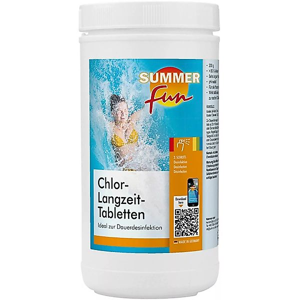 Summer Fun Desinfektion Chlor-Langzeit-Tabletten á 200 g  1,2 kg günstig online kaufen