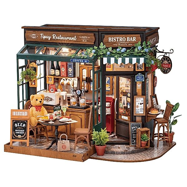 ROLIFE 3D-Puzzle DIY "Tipsy Restaurant", 297 günstig online kaufen