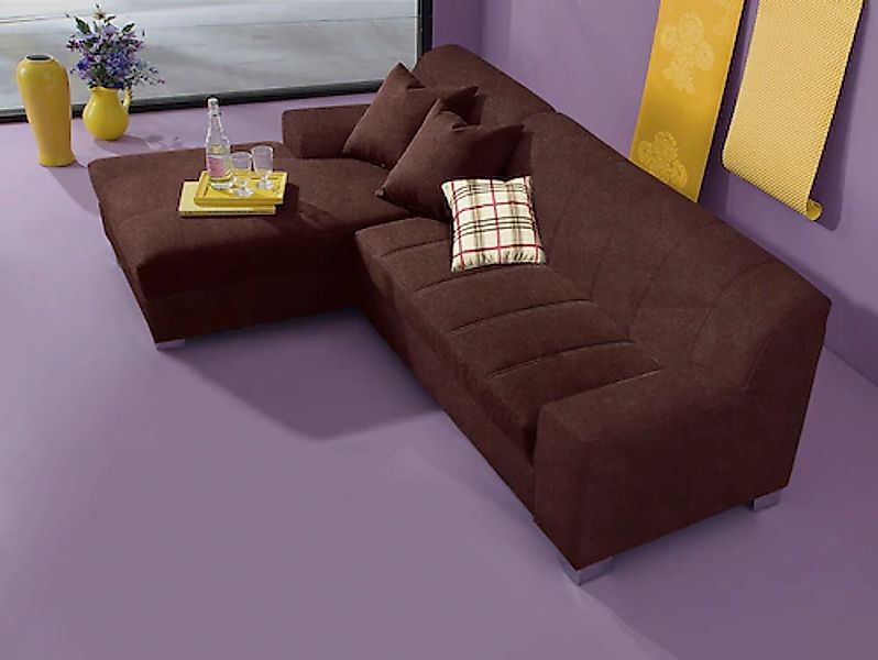 INOSIGN Ecksofa »Anzio, elegant und gemütlich, Breite 239cm, L-Form« wahlwe günstig online kaufen