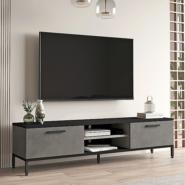 en.casa TV-Schrank »Lempäälä« mit 2 Schranktüren günstig online kaufen