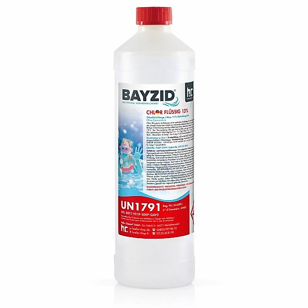 Bayzid Chlor 13% Flüssig für Pools 1kg günstig online kaufen