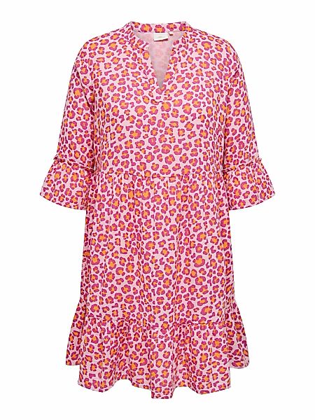 ONLY CARMAKOMA Tunikakleid "CARTHYRA LIFE PEPLUM DRESS WVN", aus Musselin günstig online kaufen