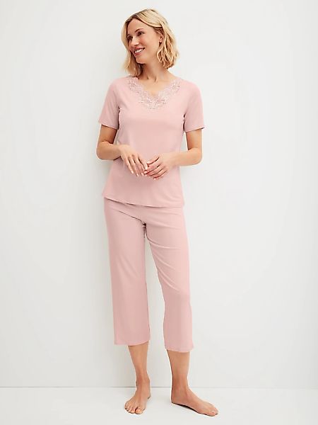 CALIDA Capri-Pyjama "Elegant Dreams" 2 aus weicher Single-Jersey-Qualität, günstig online kaufen