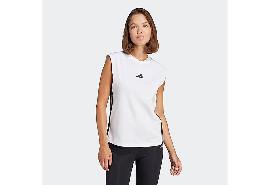 adidas Sportswear Tanktop ESSENTIALS 3-STREIFEN COTTON LIFESTYLE günstig online kaufen