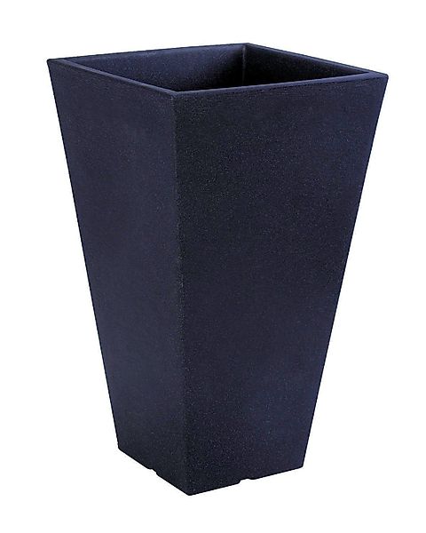 Spetebo Blumentopf Kunststoff Blumentopf anthrazit - günstig online kaufen