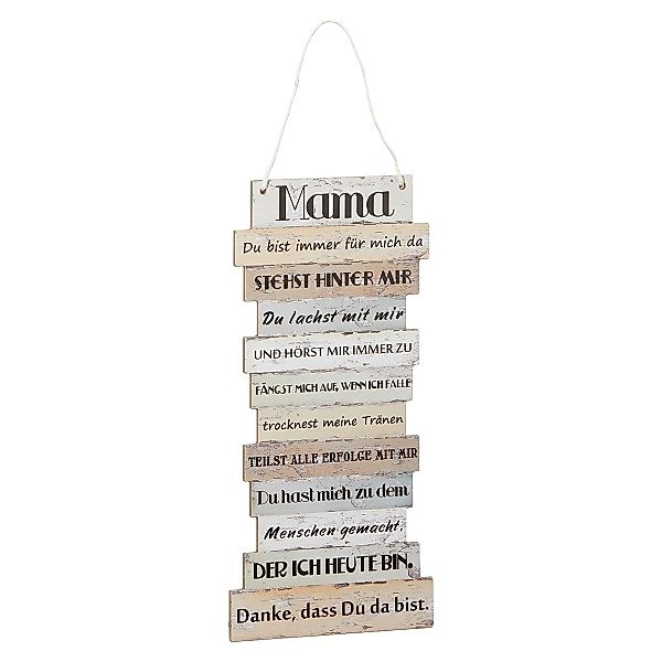 Bild 15x32 MAMA Beige / Schwarz / Weiß günstig online kaufen